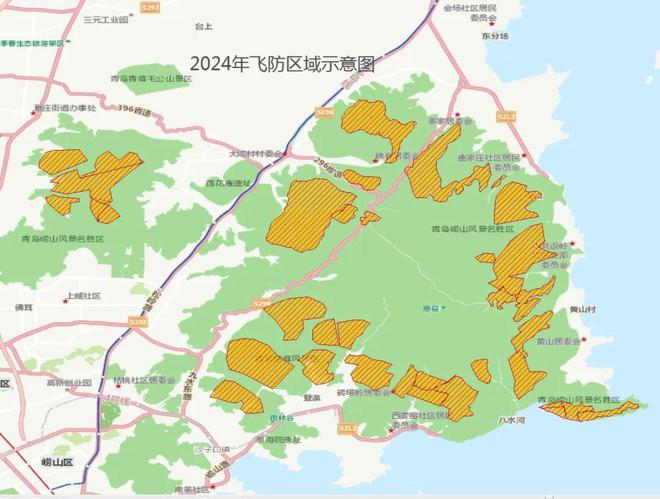 青岛市崂山区林业有害生物防控指挥部办公室关于2024年度飞机施药防治松褐天牛的公告(图1)