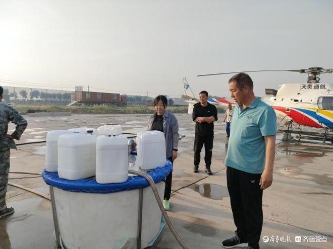 M6米乐平台：乐陵市2024年美国白蛾飞机施药防治工作拉开序幕(图2)