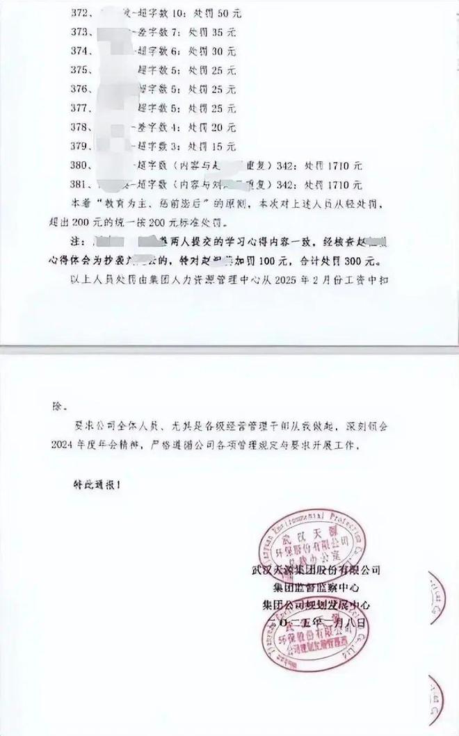 M6米乐平台:心得体会超字数381名员工被通报处罚天源环保出“严管”奇招去年前三季度业绩增速放缓